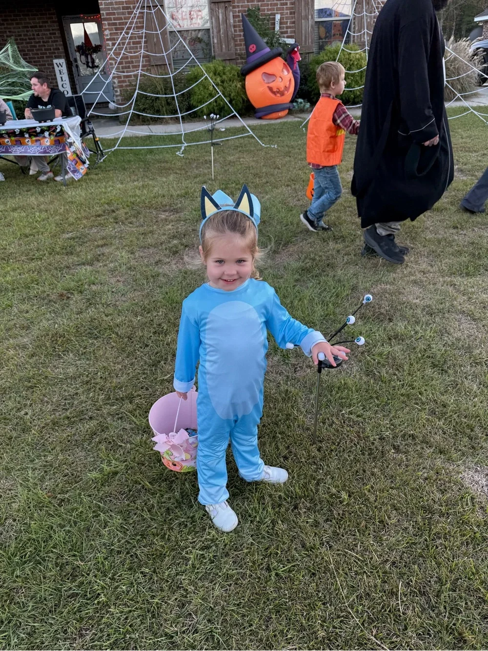 Kids Blue and Orange Animal Costume Set - Fox and Blue Character